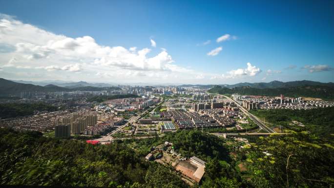 台州温岭市区城区太平街道高楼写字楼延时