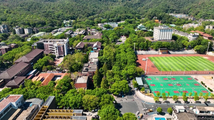 4K航拍长沙河西大学城合集