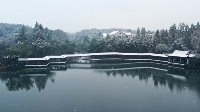 杭州西湖雪景 霁虹桥