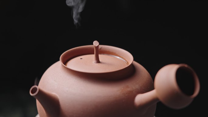 【正版素材】潮州砂铫煮水泡茶1489