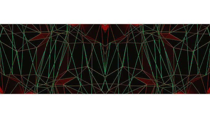 【宽屏时尚背景】红黑炫酷分割线条几何镜像