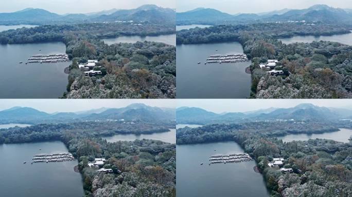 杭州西湖雪景