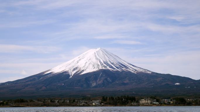 日本富士山日本空镜头东京宣传日本企业