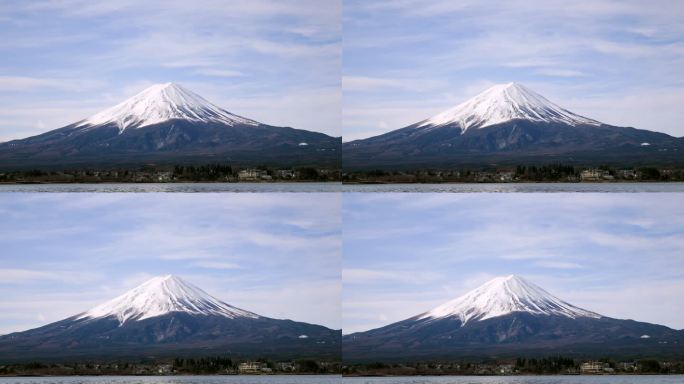 日本富士山日本空镜头东京宣传日本企业