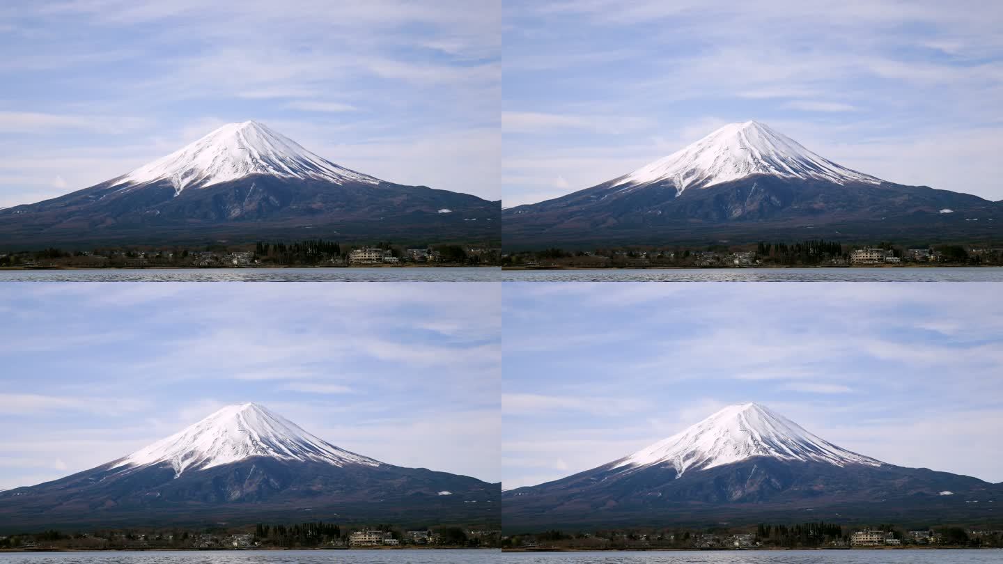 日本富士山日本空镜头东京宣传日本企业