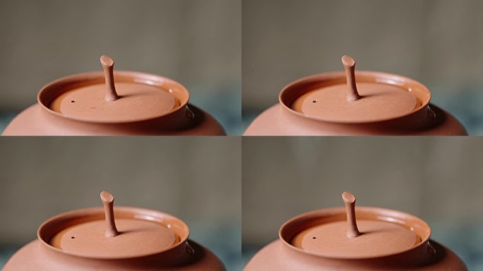 【正版素材】潮州砂铫煮水泡茶1484