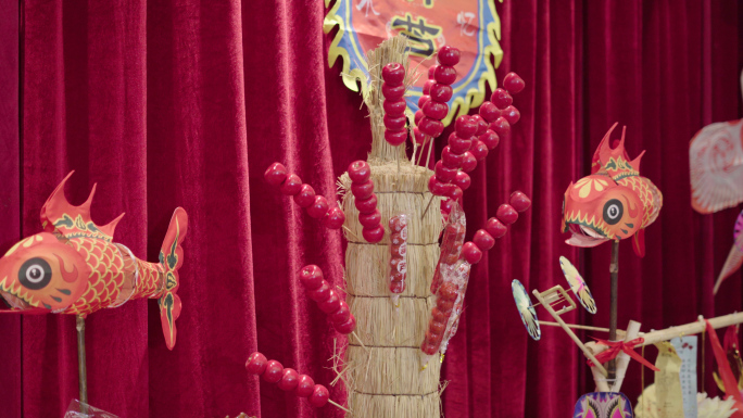 民间传统手工艺非物质文化遗产糖葫芦纸风筝