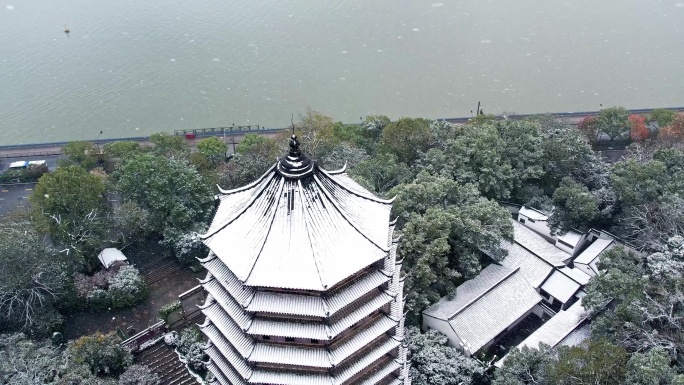 杭州雪景 六和塔