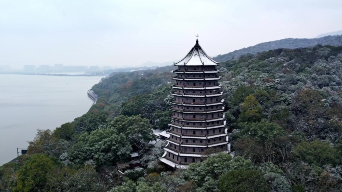 杭州雪景 六和塔