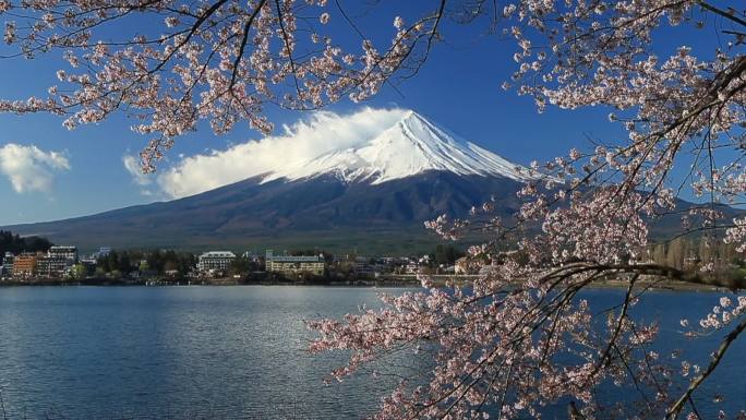 富士山活火山冰冷海拔