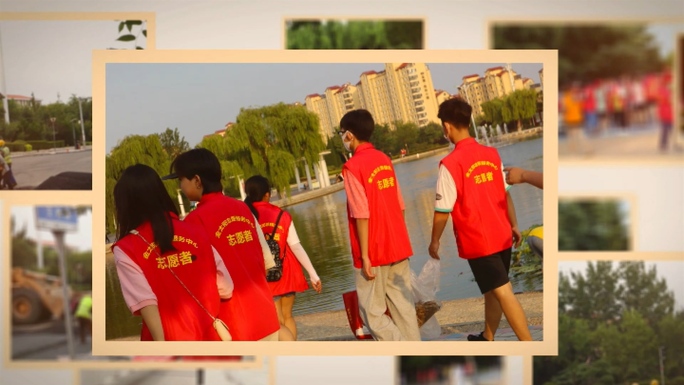 怀旧复古老照片图文相册照片墙pr