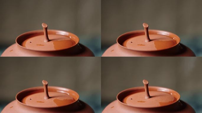 【正版素材】潮州砂铫煮水泡茶1483