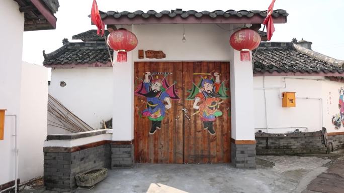 中国年画村、墙画、乡村振兴