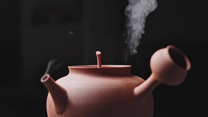【正版素材】潮州砂铫煮水泡茶1495