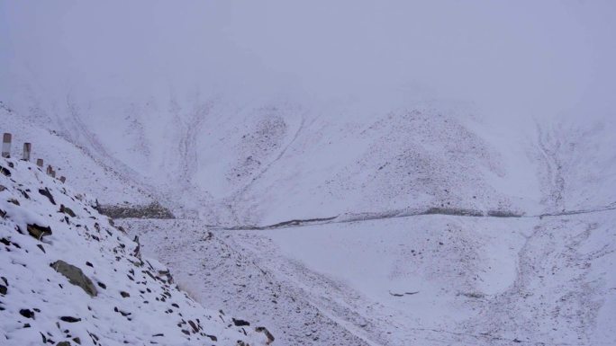 新疆白沙湖、冬古拉玛雪山、旅游风光航拍