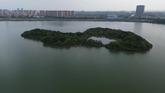 苏州尹山湖湖心小岛