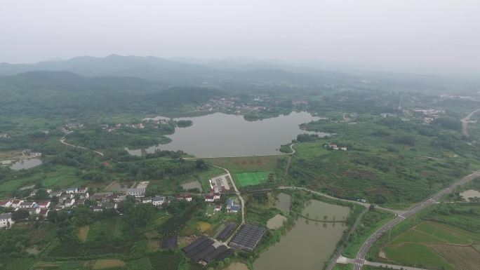 山水航拍，黄龙岘