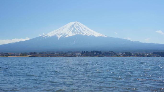 富士山和川口湖日本空镜头东京宣传日本企业