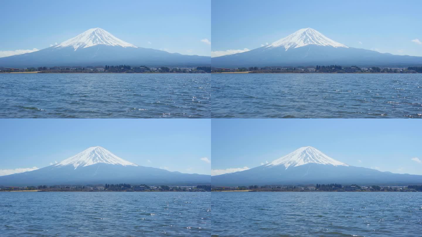 富士山和川口湖日本空镜头东京宣传日本企业