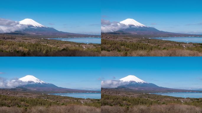 延时山富士富士山在国家公园火山日本