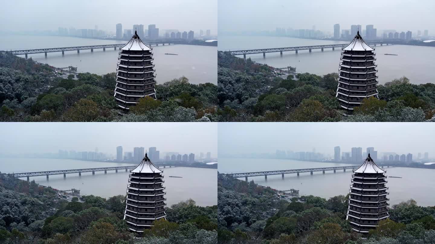 杭州雪景 六和塔