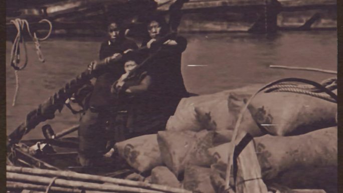 五十年代的中国渔民