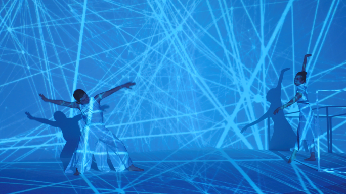 舞蹈艺术未来科技跳舞唯美音乐写意超现实