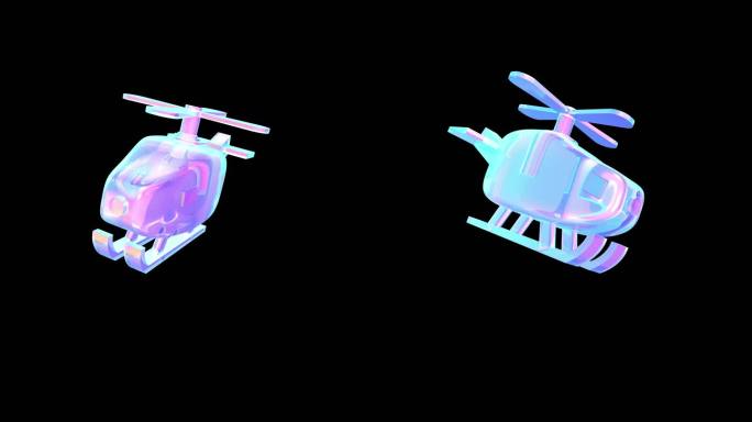 【超清】赛博朋克卡通飞机 酸性时尚元素