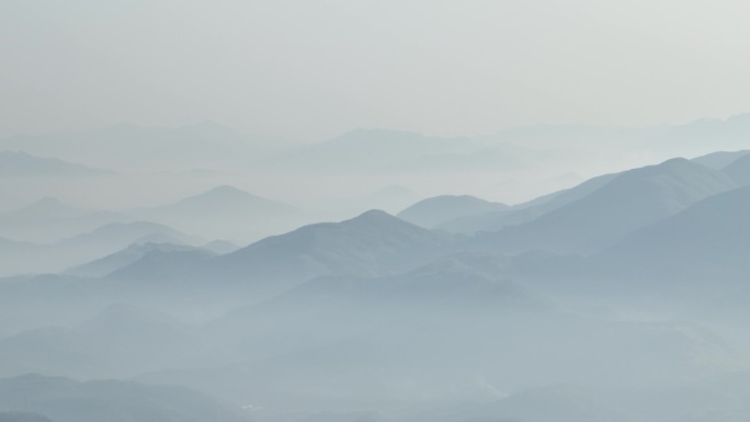 水墨江南桐庐雾色群山