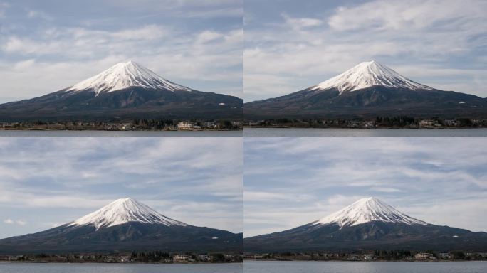 延时富士山延时摄影富士山