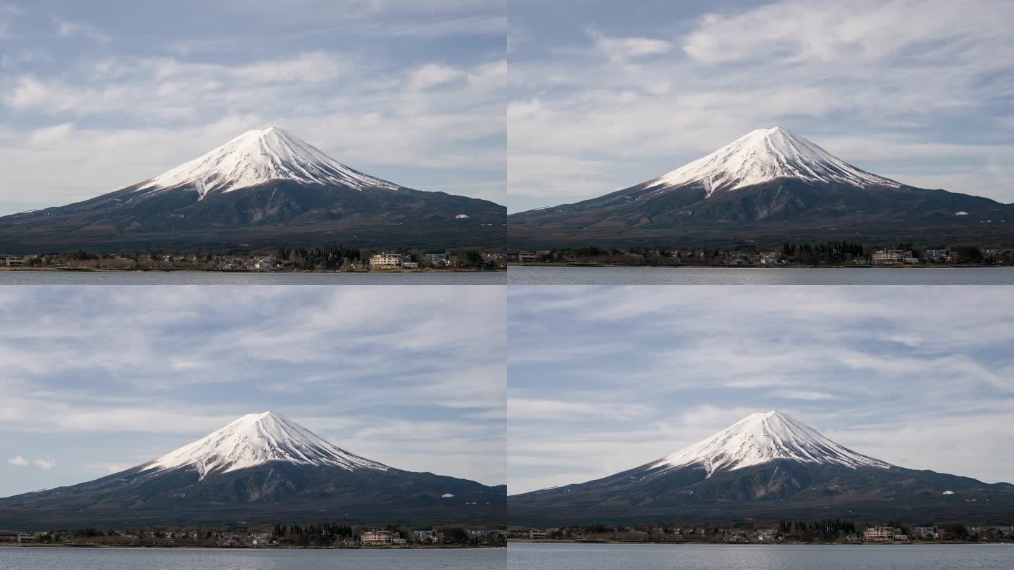 延时富士山延时摄影富士山