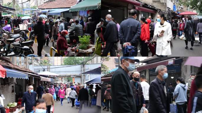 菜市场视频素材 市井生活 集市