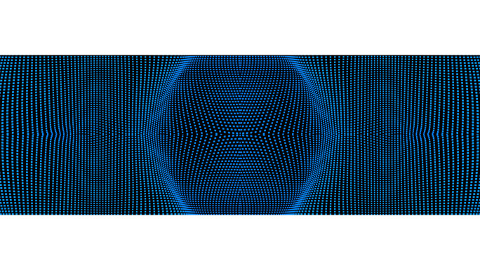 【宽屏时尚背景】蓝黑波点立体曲线炫酷矩阵