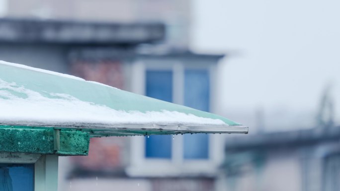 积雪融化延时