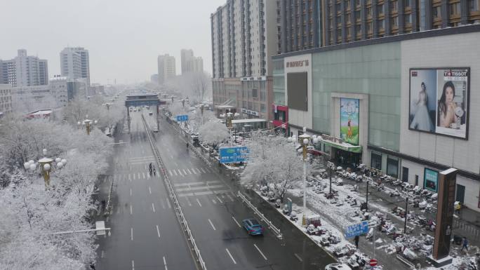 涿州范阳路雪景-2