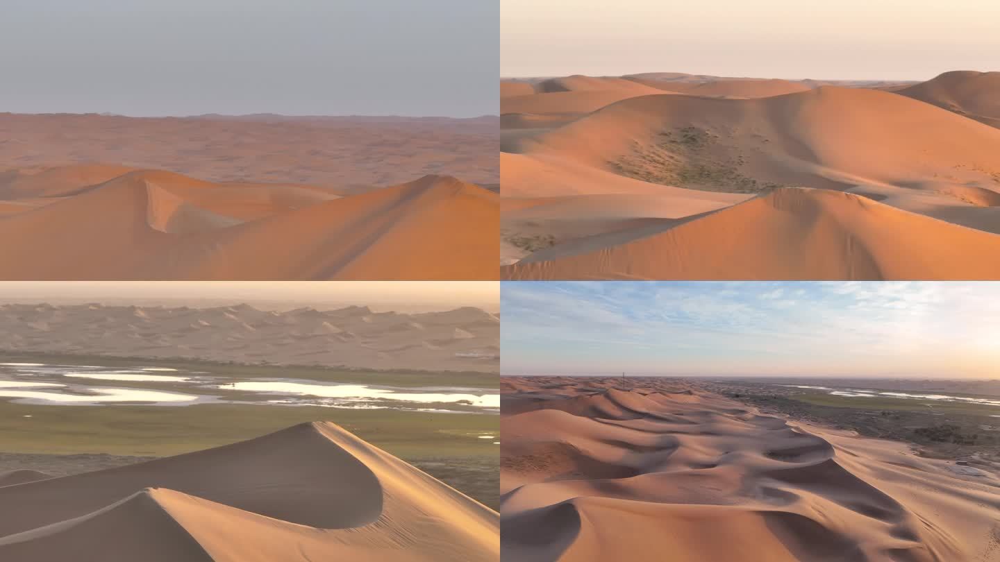 沙漠 曲线 腾格里沙漠 商用 自然风光