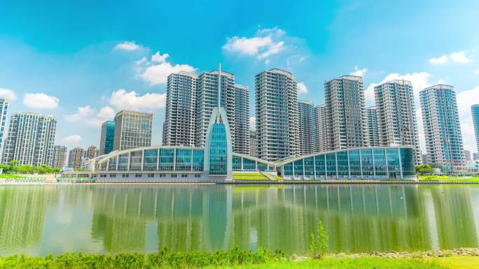 瓯海区亚运龙舟基地延时