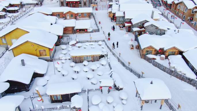 雪乡雪景