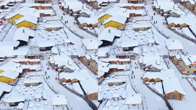 雪乡雪景