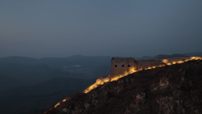 长城夜景司马台长城夜游长城夜间经济旅游