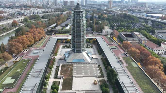 航拍南京大报恩寺（御3哈苏色彩）