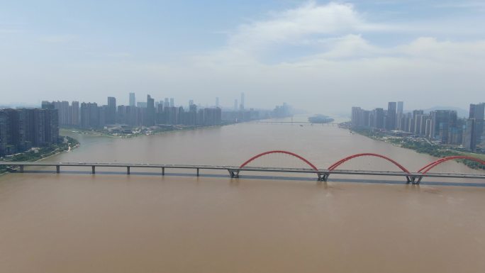 湖南长沙福元路湘江大桥地标 (3)