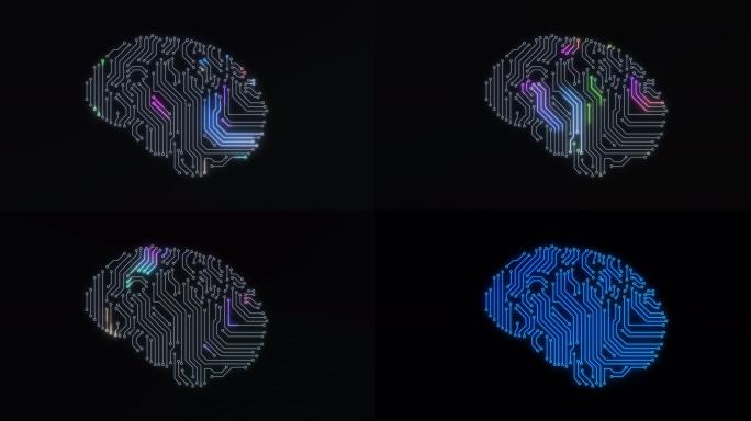 科技大脑未来AI智慧人脑