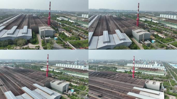4K原素材-上海宝武、上海宝钢厂区