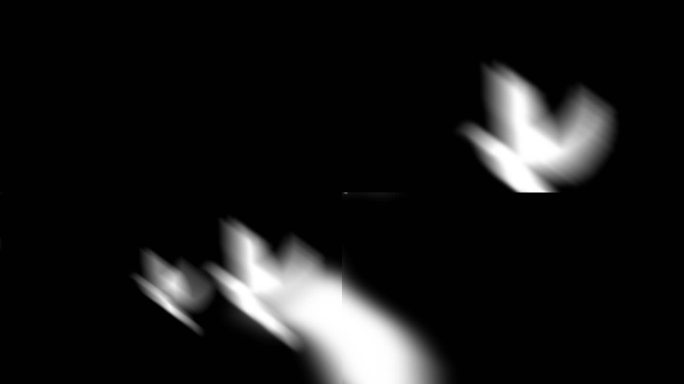 白鸽二次元休闲文艺动画透明通道快速转场