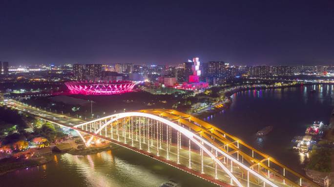 佛山世纪莲夜景灯光秀