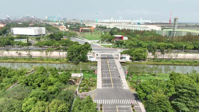 4K原素材-上海宝武、上海宝钢厂区