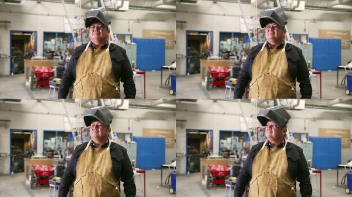 视频肖像-车间焊工