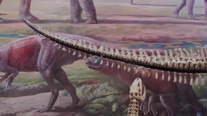 自然博物馆恐龙化石