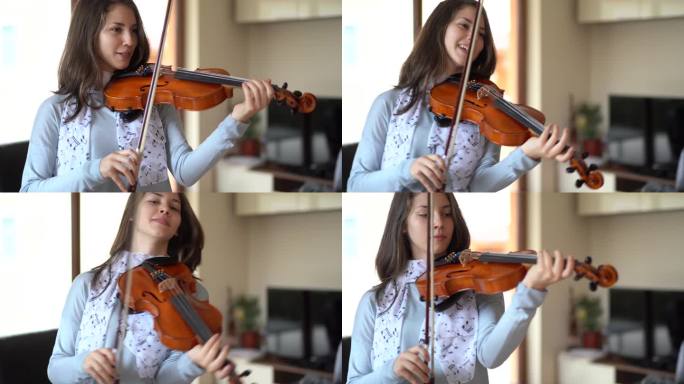 拉小提琴很难休闲室内发展